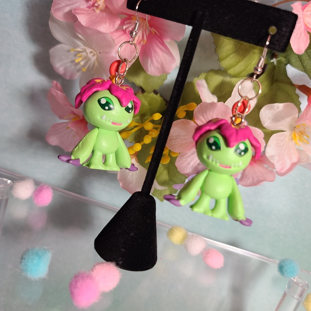 Digimon earrings
